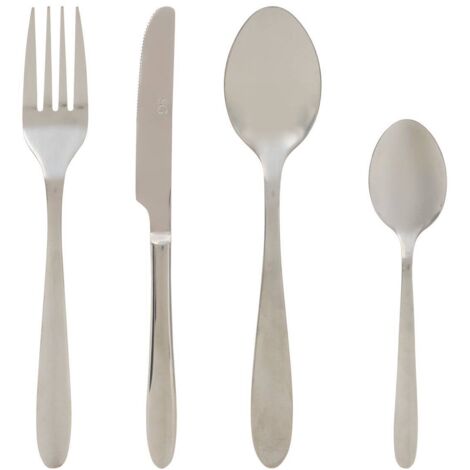 Ménagère Nevis 24 pièce(s) argent L1,8xp0,6xH23,6cm - Atmosphera créateur d'intérieur