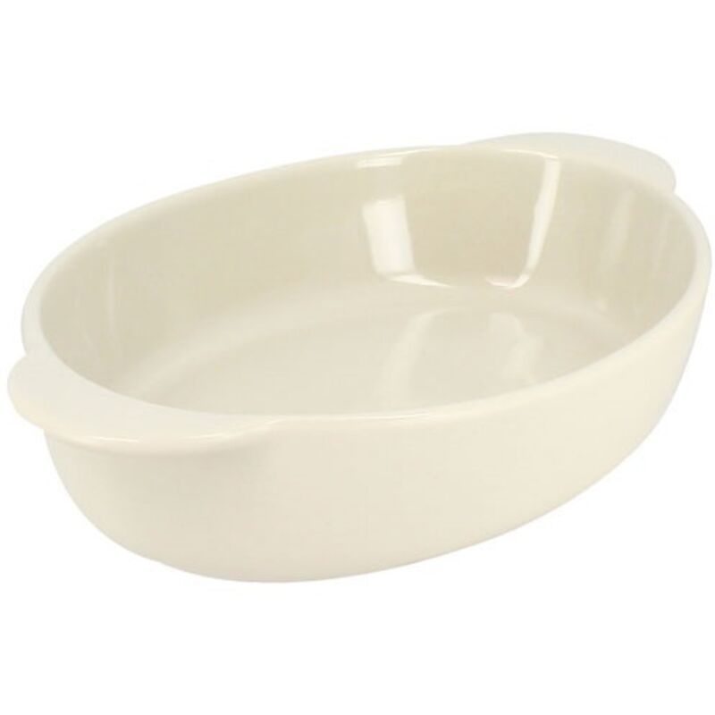 Menastyl - Octave Plat A Four Ovale 950 Ml Beige 27 X 16.5 Cm En Gres