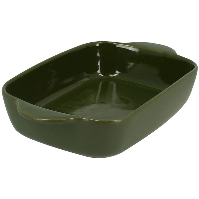 Menastyl - Octave Plat A Four Rectangle 500 Ml Vert 22 X 13.5 Cm En Gres