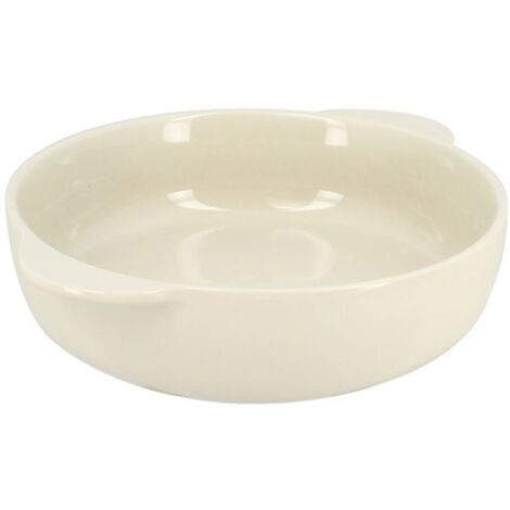 MENASTYL - OCTAVE PLAT A FOUR ROND 950 ML BEIGE 20 CM EN GRES