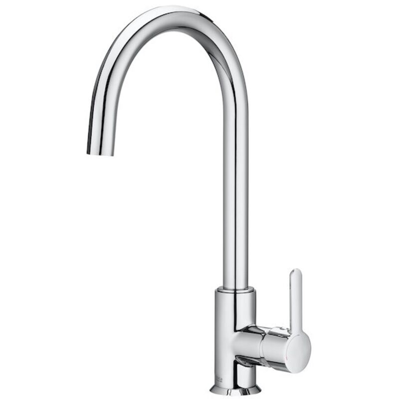 Roca - A5A7409B00 mencia Grifo Monomando Cocina Caño Giratorio Cold Start. Blanco Blanco Mate - ref: A5A7409B00