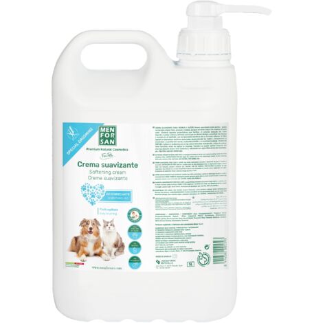 Menforsan 5 L crema di ammorbidente infelice per cani e gatti speciali capelli lunghi