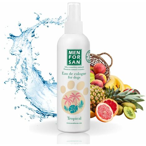 Menforsan Acqua di Colonia per Cani Tropicali 125 Ml, Profumo Fruttato Molto Piacevole