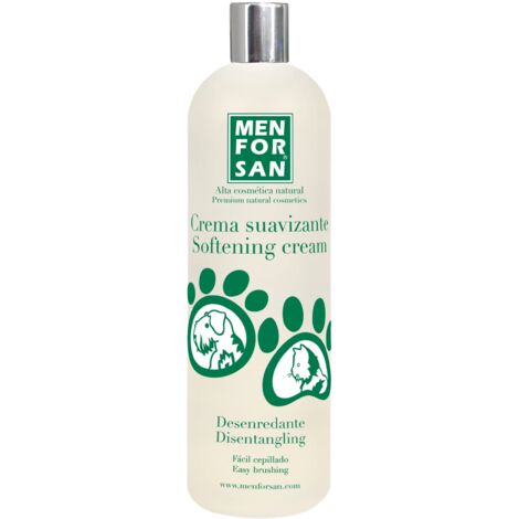 MENFORSAN Crema Ammorbidente e Districante per Cani e Gatti, Balsamo Districante, Bianco, 1 l