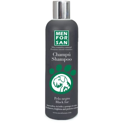Menforsan shampoo da 300 ml di colore di colore - capelli neri