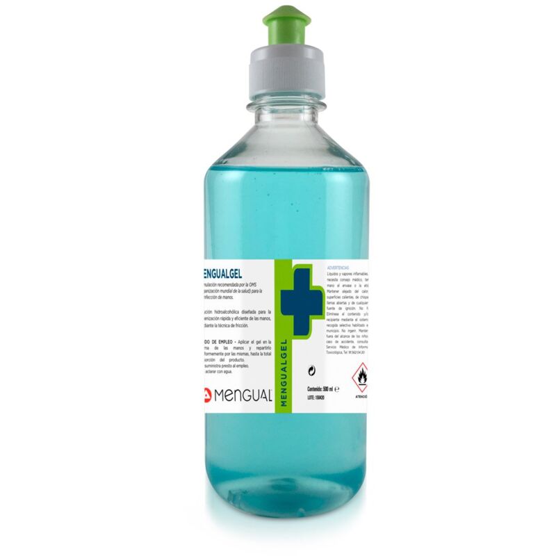 

Gel Hidroalcoholico 500ml. Desinfectante Con Aloe Vera - Mengual