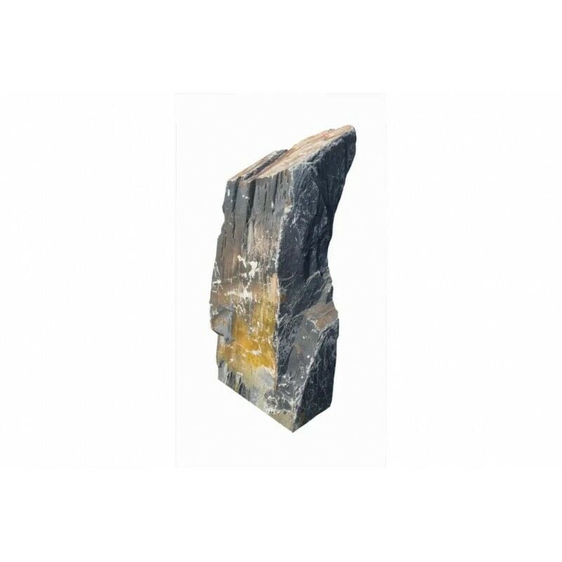 Jardinex - Menhir monolithe ardoise 70/90 cm (Lot de 10) - Noir