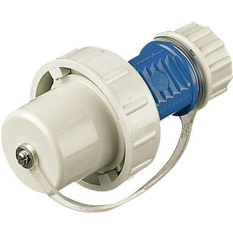 mennekes 10828 prise de sécurité blanc et bleu IP68