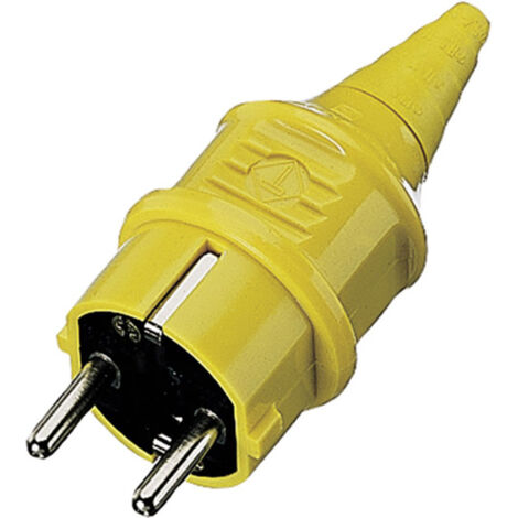 MENNEKES 10840 Schutzkontaktstecker Kunststoff 230 V Gelb IP44