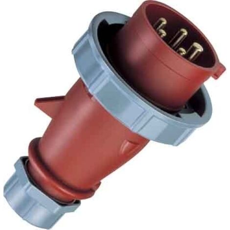 MENNEKES 288 AMV-TOP TOMA DE CUERPO MONOPARTE, PROTECCIÓN IP 67, 6 HORAS PUESTA A TIERRA, 5 P LES, CORRIENTE 16 A, 400 V, ROJA