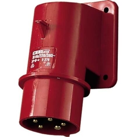 MENNEKES AUFBAUSTECKER 16A,5P,6H,400V,IP44 379
