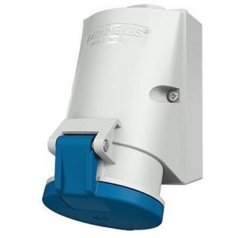 MENNEKES CEE-Steckdose 3p 32A 6h 230V/bl IP44 AP schraubl.Kl Kst 420