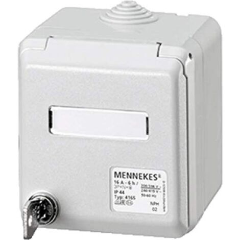 Mennekes CEPEX-CEE-STECKDOSE 400V-5X16A (4165  M.SCHLOSS IP44)