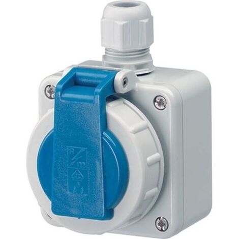 Mennekes Prise électrique Schuko bleu 16 A 230 V