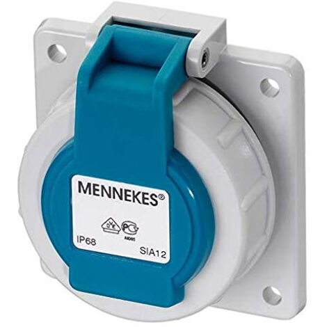 Mennekes Schuko-Anbau-Steckdose 16A 230V Bleu IP68