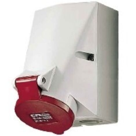 Mennekes Wanddose HW/VN 16A,7p,6h,400V,IP44 734