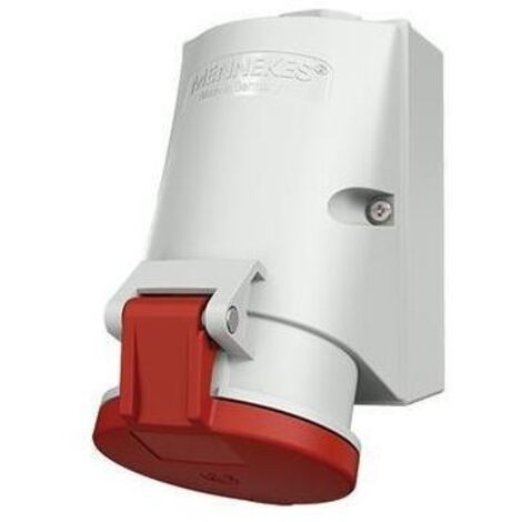 Mennekes Wanddose TwinCONTACT 32A, 5p, 6h, 400V, IP44 422