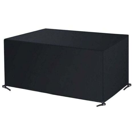 Mennitr (260 x 135 x 82 cm) Funda impermeable para muebles de jardín, lona protectora impermeable, tela Oxford, funda para muebles de jardín, funda para mesa de exterior