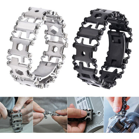 Men's 29-in-1 Multi Functional Tool Bracelet