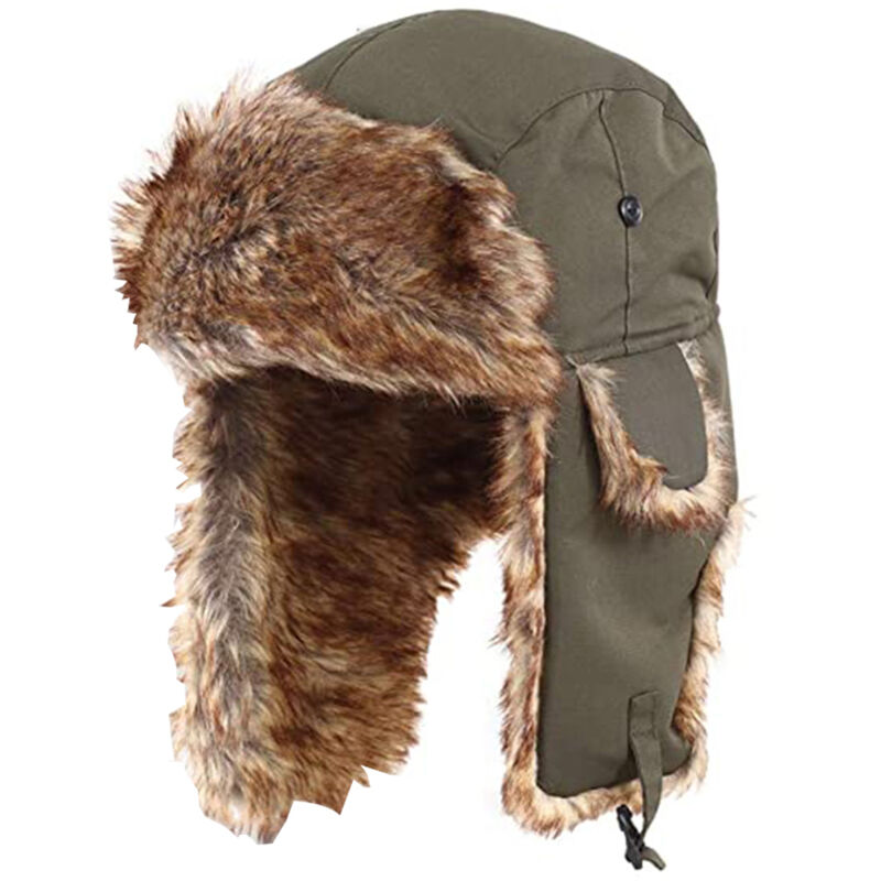 Men's and women's winter hats, waterproof, warm, with ear protection fabric, for cold and snow