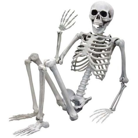 MENSCHLICHES SKELETT HALLOWEEN-SKELETTMODELL 170 cm KOSTÜMDEKORATIONEN