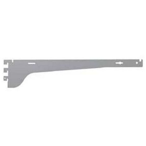 Mensola 3 ganci passo 25 3a verniciata grigio ral 7035 - Specifiche: mm 500 portata kg 80 a coppia