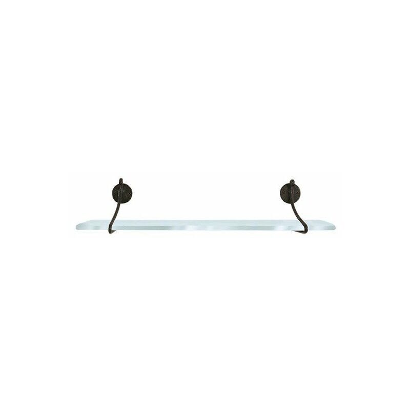 Mensola 60 cm in ferro battuto linea vesuvio cod