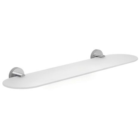 Mensola 60 cm in vetro temperato 2319-60 Gedy serie EROS Cromato
