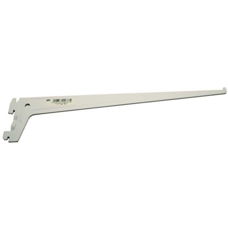 Mensola a 2 ganci 35 cm bianca