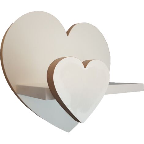 Mensola a forma di cuore EXTRA L - Elegance