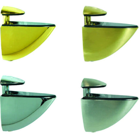 Mensola a morsetto sole - mm.75x55h. - apertura max mm.30 oro lucido