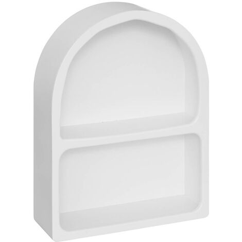 Mensola a muro rivi 45x35cm bianco - Atmosphera créateur d'intérieur