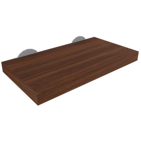 Mensola a parete di design - 45x24 cm - 16 Colori - Noce canaletto