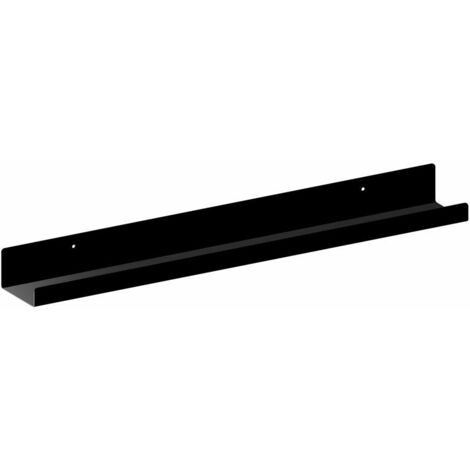 Mensola AD20, nero testurizzato, 600 mm