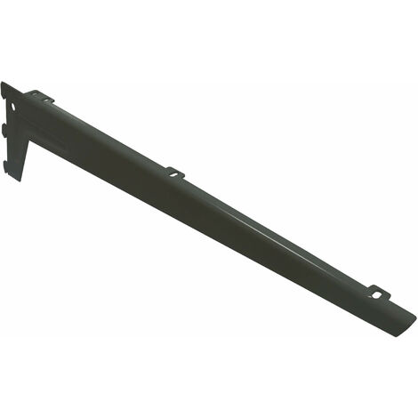 MENSOLA ANG.NERO C/CLIP CM.48