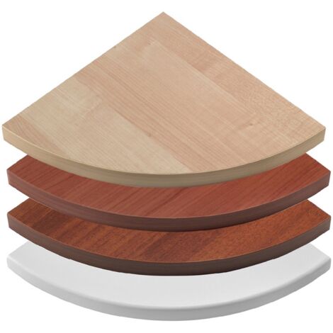 MENSOLA ANGOLARE 25x25 cm - spess. 1,8 mm - Colore Acero