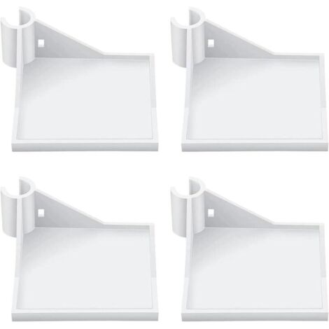 Mensola angolare per tenda da coltivazione KZQ (confezione da 4), supporto per tenda da coltivazione, accessorio per tenda da coltivazione, kit di coltivazione angolare per fotocamera, mensola per col