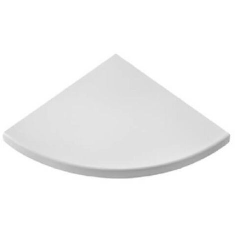 MENSOLA ANGOLO SQUADRATA BIANCA 35X35X1,8 CM Q.TA 5