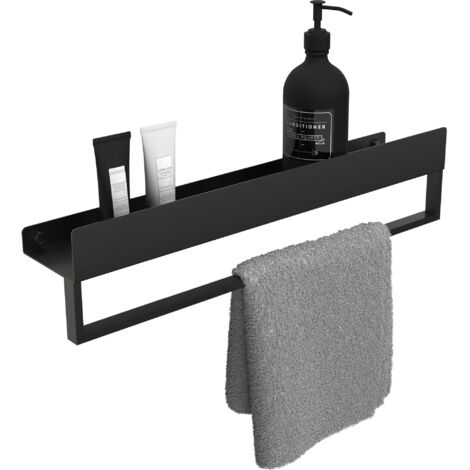 MENSOLA BAGNO SF01-600-B NERO SKU REA-06002