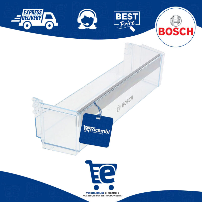 Mensola Balconcino Ripiano Bottiglie Frigorifero Bosch 436x113x100mm 11005384