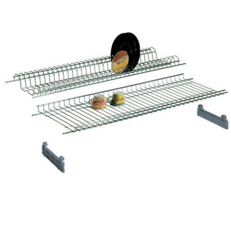 Mensola colapiatti in acciaio plasticato 86cm