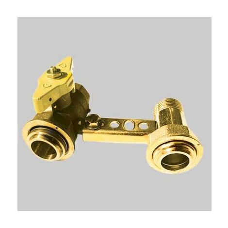 MENSOLA CON RUBINETTO PER CONTATORE GAS 1 1/4 x 3/4