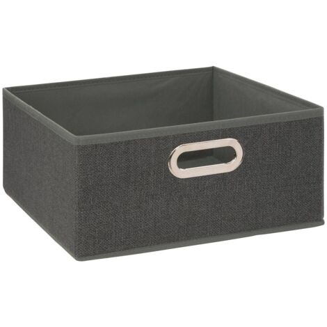 Mensola contenitore 31x15cm liscia GRIGIO