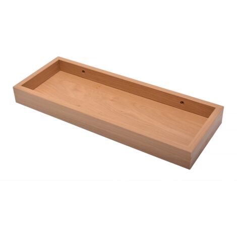 Mensola contenitore Duraline 4x40x15cm rovere nodato