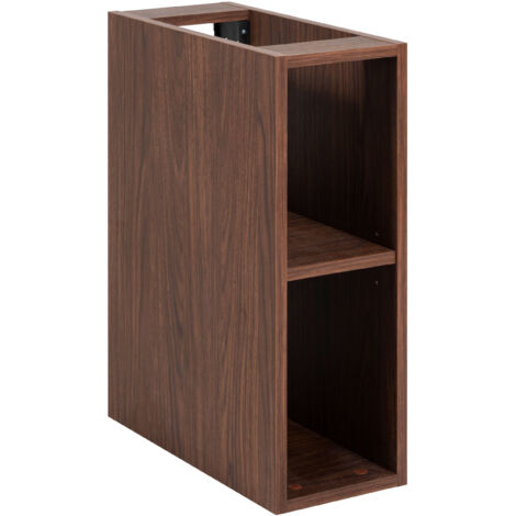 Mensola da bagno, colore: noce rovere, 20 x 44 x 60,7 cm