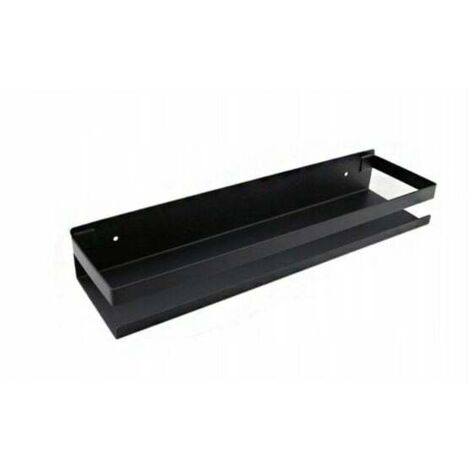 Mensola da cucina 40 cm design in acciaio inox senza foratura universale per bagno e cucina