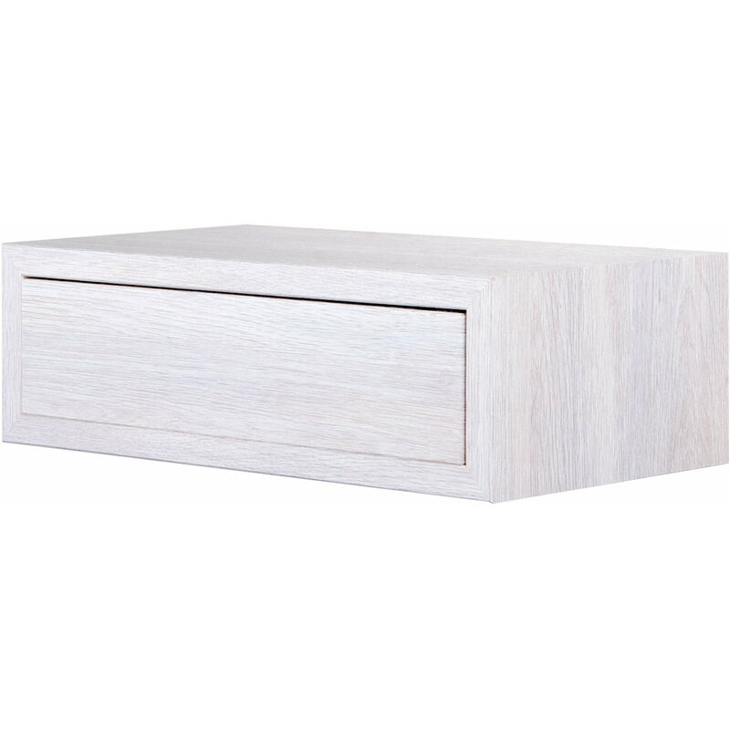 Giordanoshop - Mensola da Parete 1 Cassetto 45x13,4x23,7 cm in Fibra di Legno Lego Maxi Rovere Imperiale