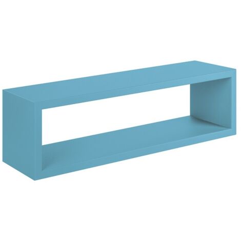 Mensola da Parete Blu Baltico 60x17x15.5 cm Sanitec
