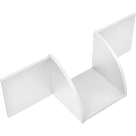 Mensola da parete dal design retrò 61 cm bianco opaco 030001722