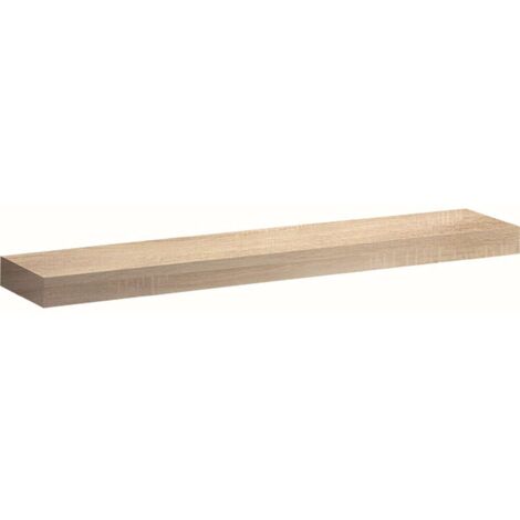 Mensola da parete Geberit iCon: larghezza 90 cm, altezza 5 cm, profondità 16,5 cm, rovere naturale / melaminico strutturato legno